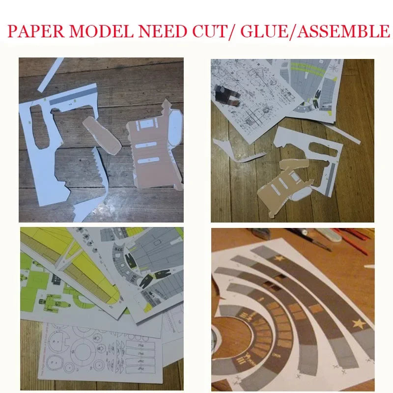 DIY 3D Paper Papercraft Kit – UrbanFolds Papercraft Kit – DIY papercraft kit, package contents