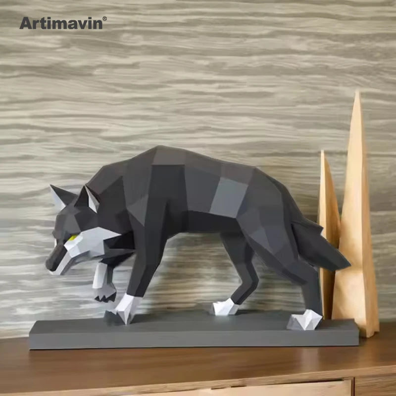 DIY 3D Paper Papercraft Kit – UrbanFolds Papercraft Kit – DIY papercraft kit, angle view