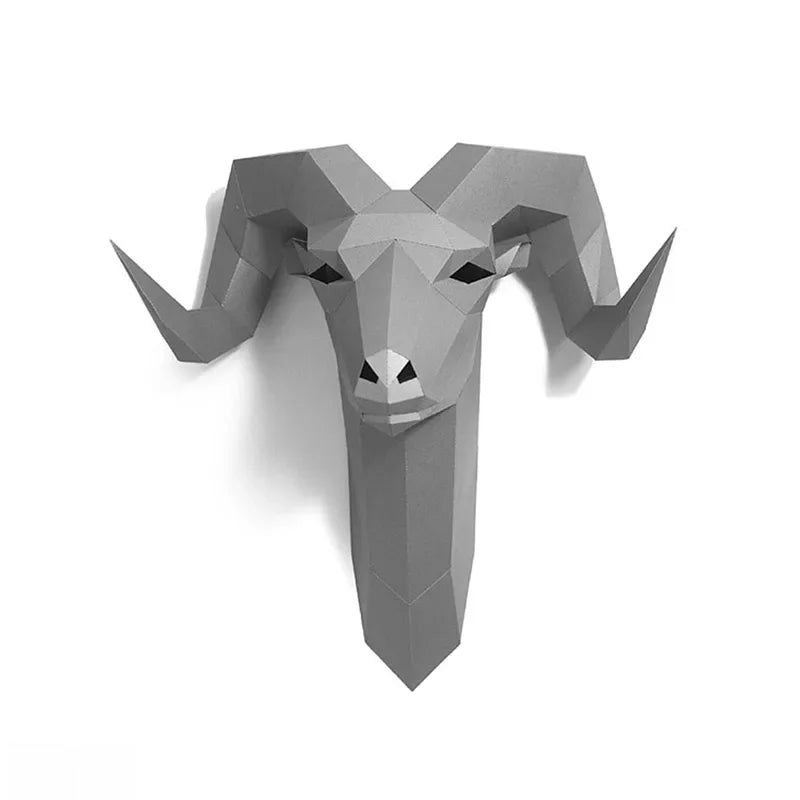 DIY 3D Paper Papercraft Kit – UrbanFolds Papercraft Kit – DIY papercraft kit, front view