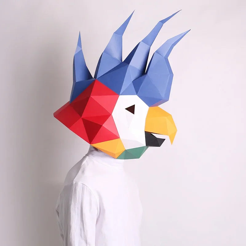 DIY 3D Paper Papercraft Kit – UrbanFolds Papercraft Kit – DIY papercraft kit, in use