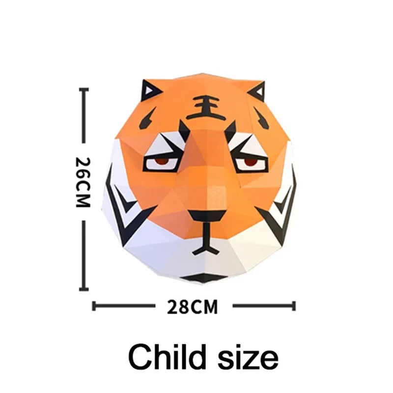 DIY 3D Paper Papercraft Kit – UrbanFolds Papercraft Kit – DIY papercraft kit, front view