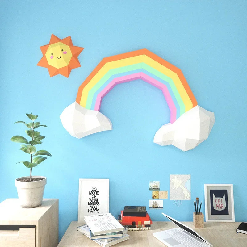 DIY 3D Paper Papercraft Kit – UrbanFolds Papercraft Kit – DIY papercraft kit, front view