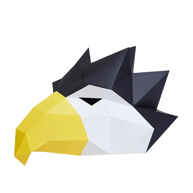 DIY 3D Paper Papercraft Kit – UrbanFolds Papercraft Kit – DIY papercraft kit, front view
