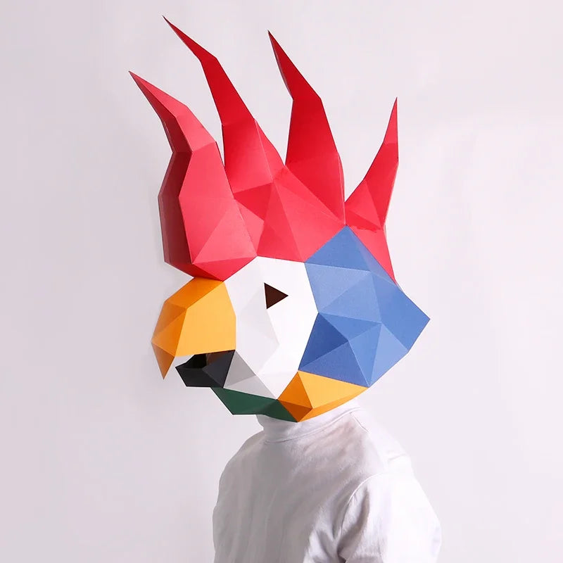DIY 3D Paper Papercraft Kit – UrbanFolds Papercraft Kit – DIY papercraft kit, front view