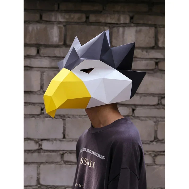 DIY 3D Paper Papercraft Kit – UrbanFolds Papercraft Kit – DIY papercraft kit, angle view
