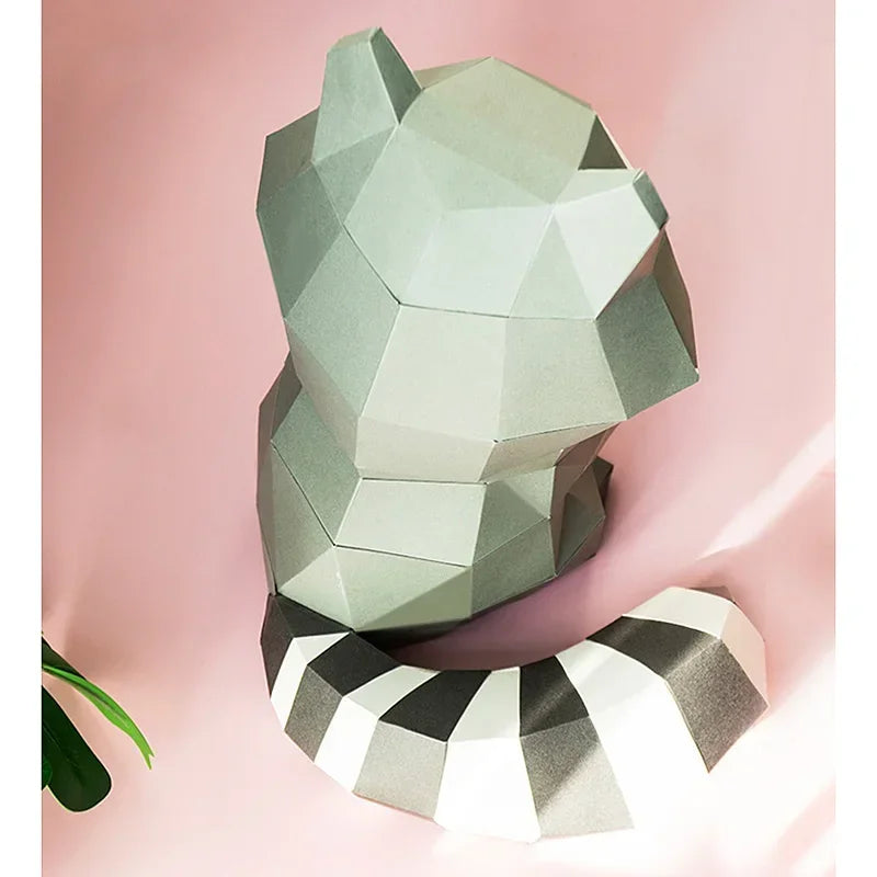 DIY 3D Paper Papercraft Kit – UrbanFolds Papercraft Kit – DIY papercraft kit, package contents