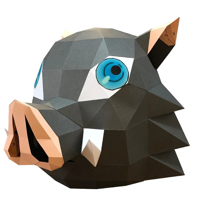 DIY 3D Paper Papercraft Kit – UrbanFolds Papercraft Kit – DIY papercraft kit, package contents