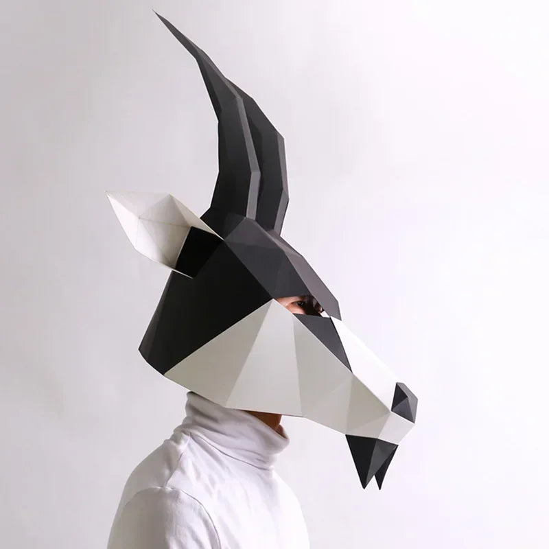 DIY 3D Paper Papercraft Kit – UrbanFolds Papercraft Kit – DIY papercraft kit, angle view