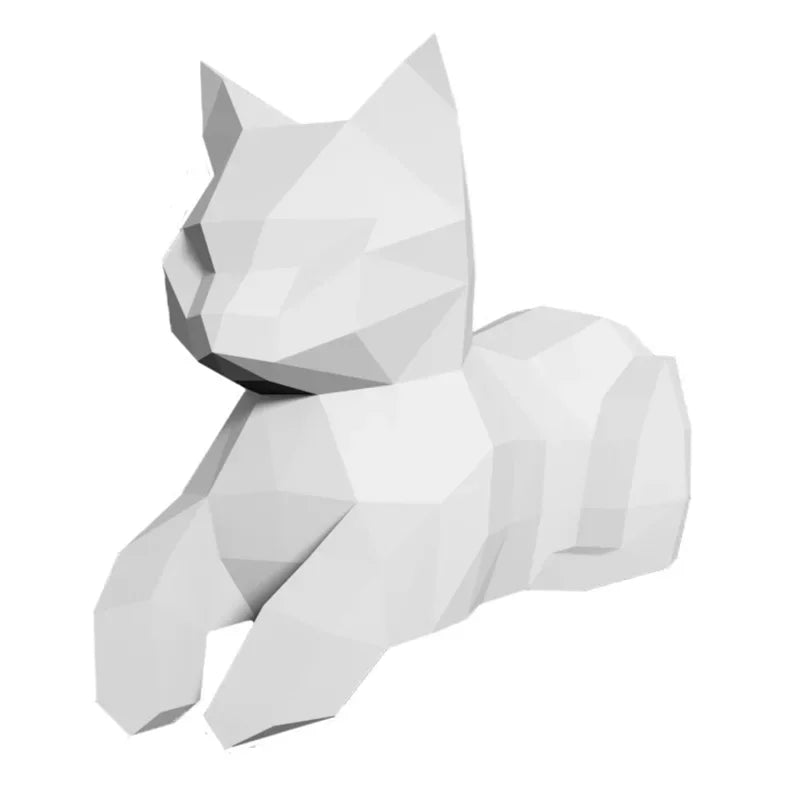 DIY 3D Paper Papercraft Kit – UrbanFolds Papercraft Kit – DIY papercraft kit, front view
