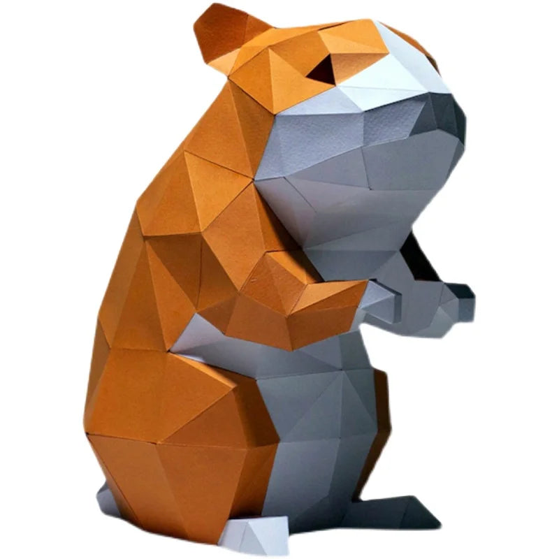 DIY 3D Paper Papercraft Kit – UrbanFolds Papercraft Kit – DIY papercraft kit, detail
