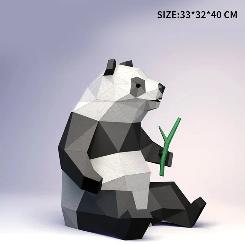 DIY 3D Paper Papercraft Kit – UrbanFolds Papercraft Kit – DIY papercraft kit, front view