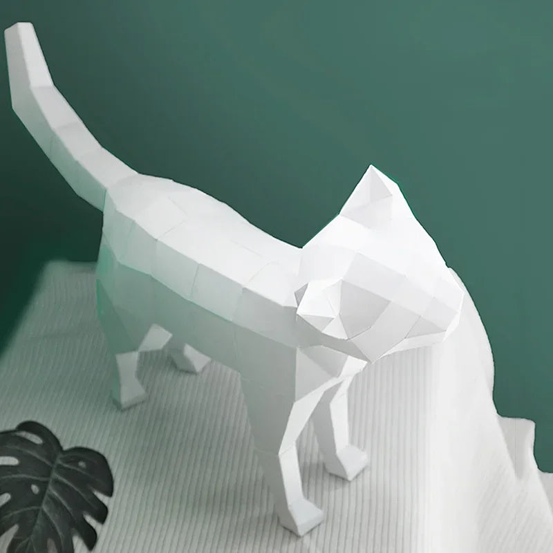 DIY 3D Paper Papercraft Kit – UrbanFolds Papercraft Kit – DIY papercraft kit, in use
