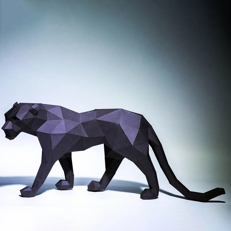 DIY 3D Paper Papercraft Kit – UrbanFolds Papercraft Kit – DIY papercraft kit, angle view