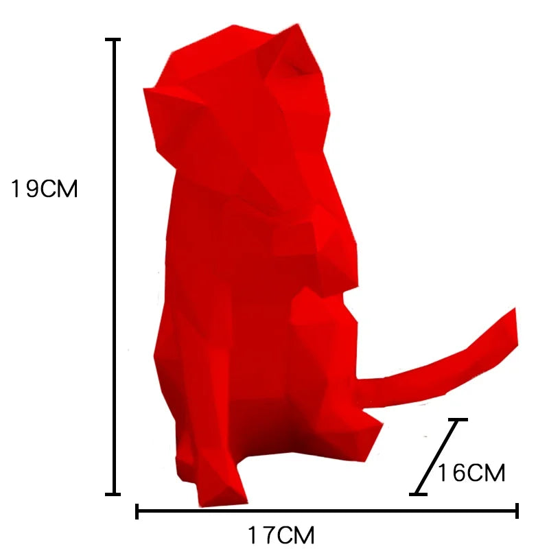 DIY 3D Paper Papercraft Kit – UrbanFolds Papercraft Kit – DIY papercraft kit, front view