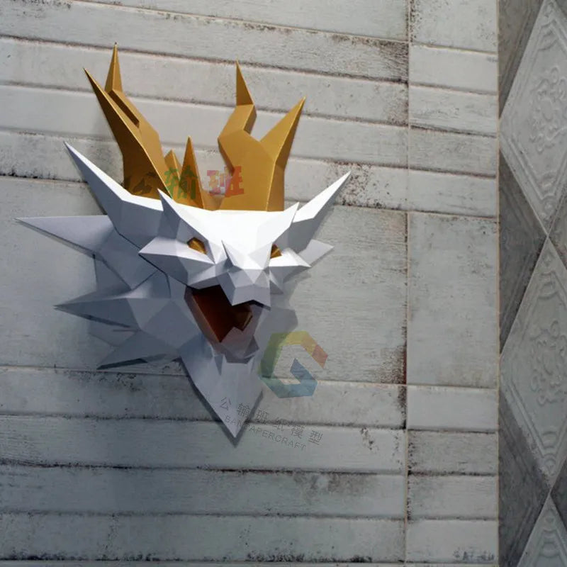 DIY 3D Paper Papercraft Kit – UrbanFolds Papercraft Kit – DIY papercraft kit, front view