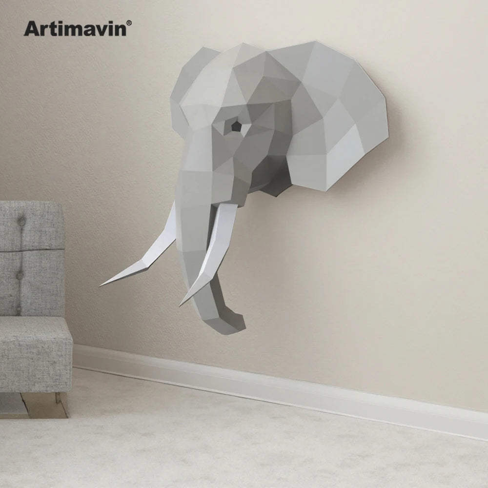 DIY 3D Paper Papercraft Kit – UrbanFolds Papercraft Kit – DIY papercraft kit, angle view