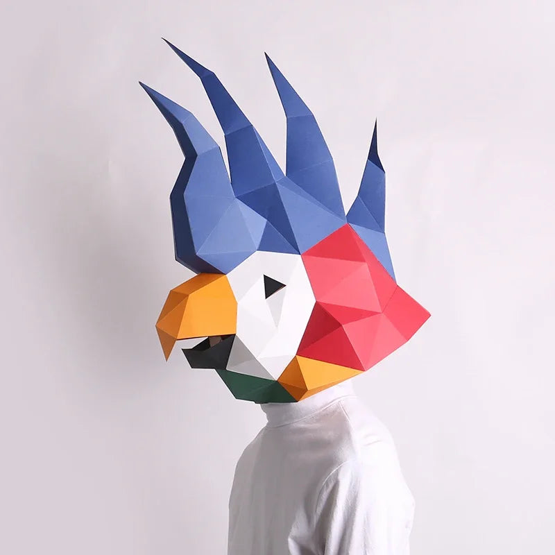 DIY 3D Paper Papercraft Kit – UrbanFolds Papercraft Kit – DIY papercraft kit, front view