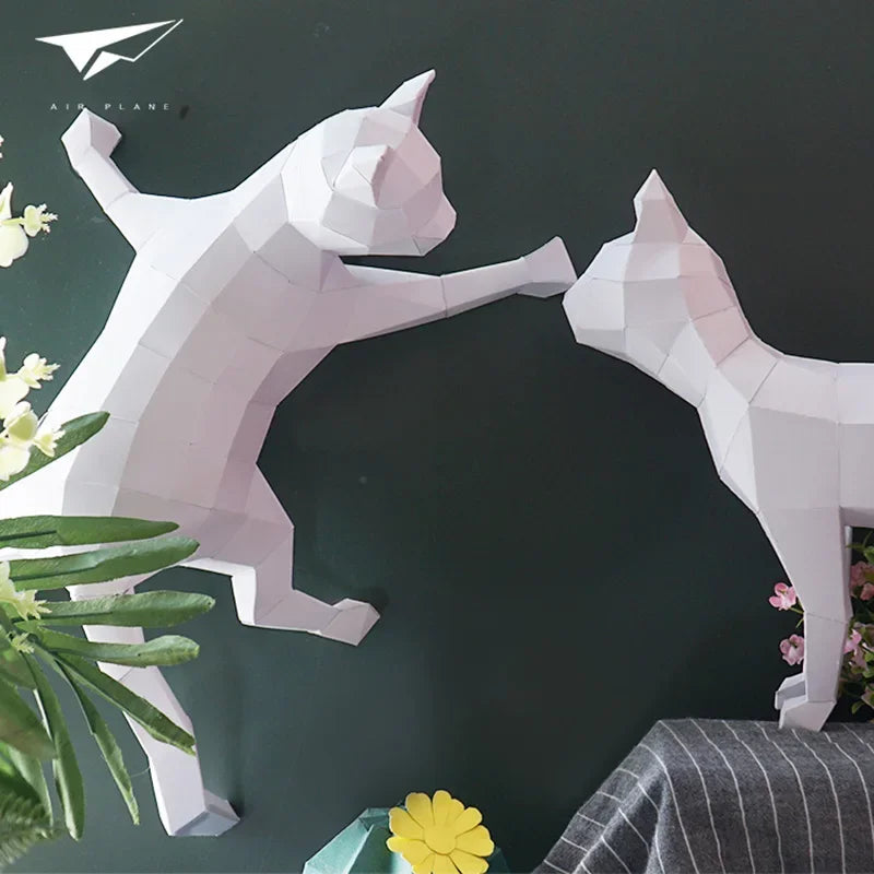 DIY 3D Paper Papercraft Kit – UrbanFolds Papercraft Kit – DIY papercraft kit, in use