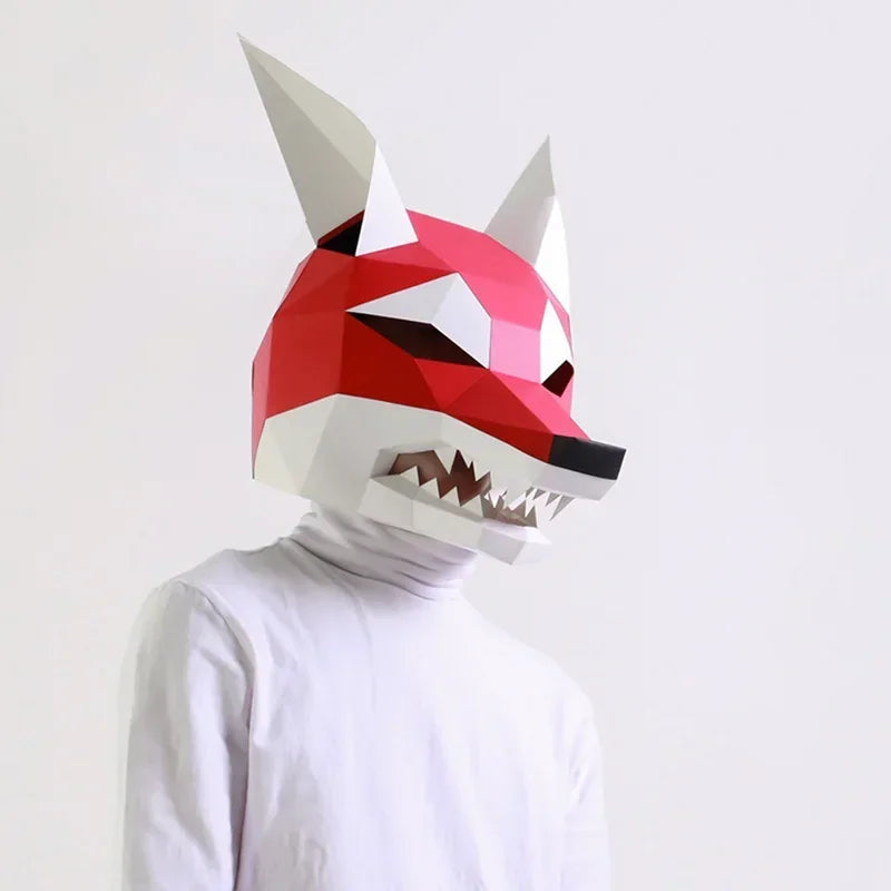 DIY 3D Paper Papercraft Kit – UrbanFolds Papercraft Kit – DIY papercraft kit, front view