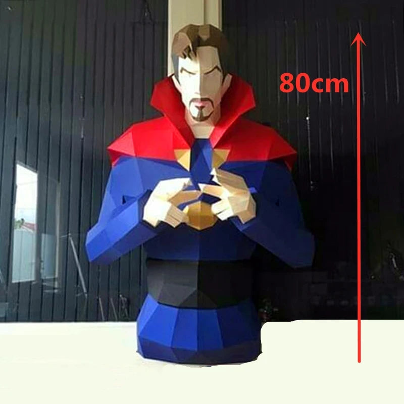 DIY 3D Paper Papercraft Kit – UrbanFolds Papercraft Kit – DIY papercraft kit, front view