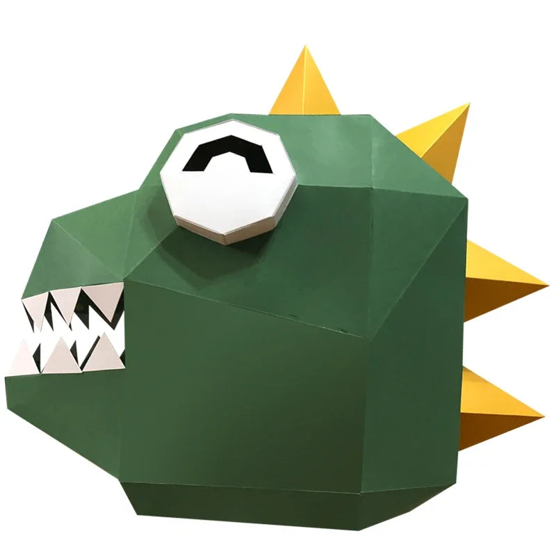 DIY 3D Paper Papercraft Kit – UrbanFolds Papercraft Kit – DIY papercraft kit, front view