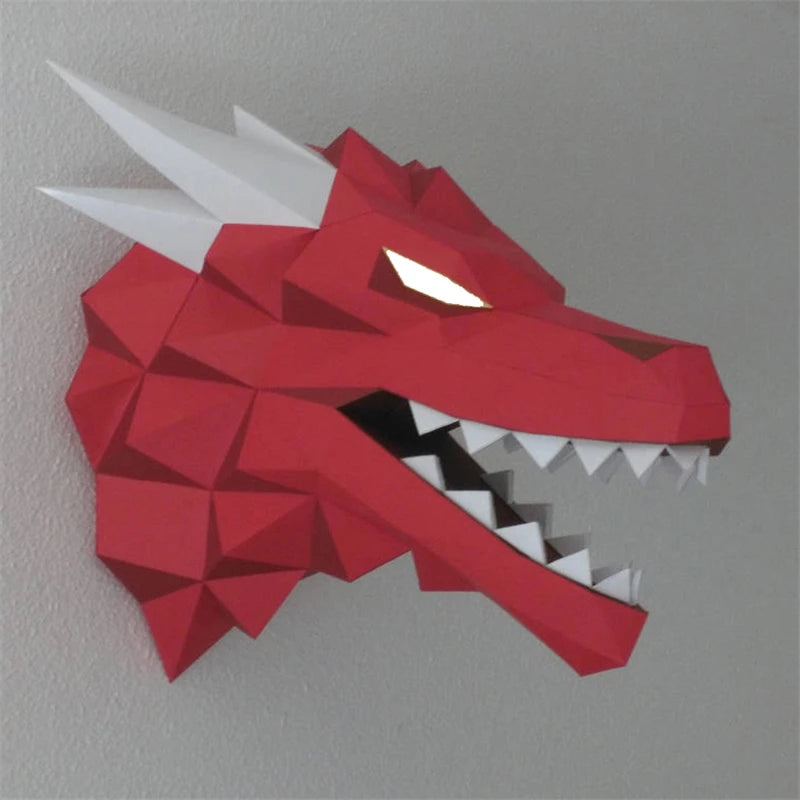 DIY 3D Paper Papercraft Kit – UrbanFolds Papercraft Kit – DIY papercraft kit, front view