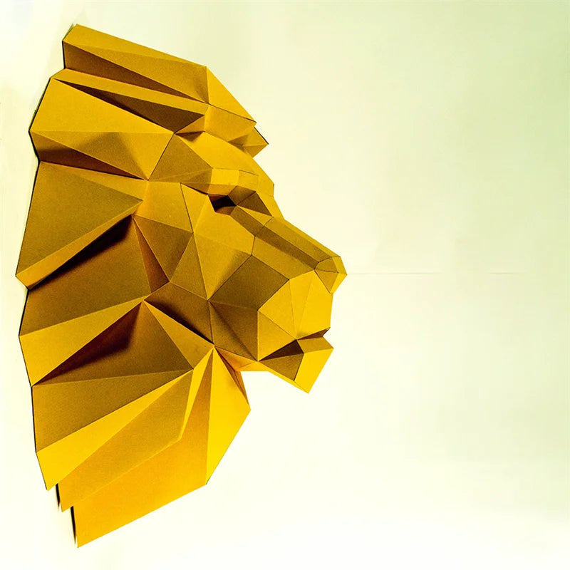 DIY 3D Paper Papercraft Kit – UrbanFolds Papercraft Kit – DIY papercraft kit, angle view