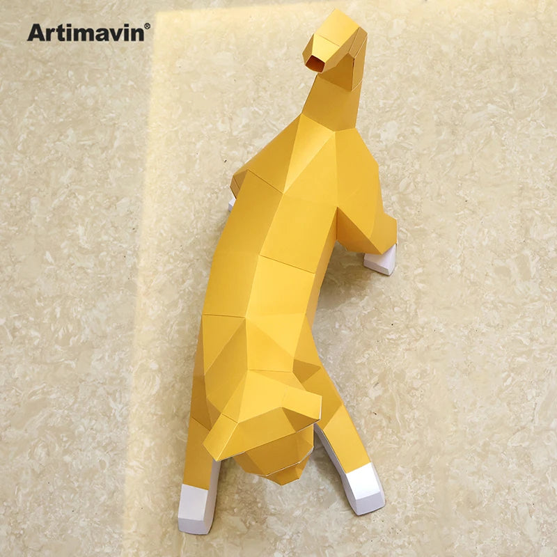 DIY 3D Paper Papercraft Kit – UrbanFolds Papercraft Kit – DIY papercraft kit, detail