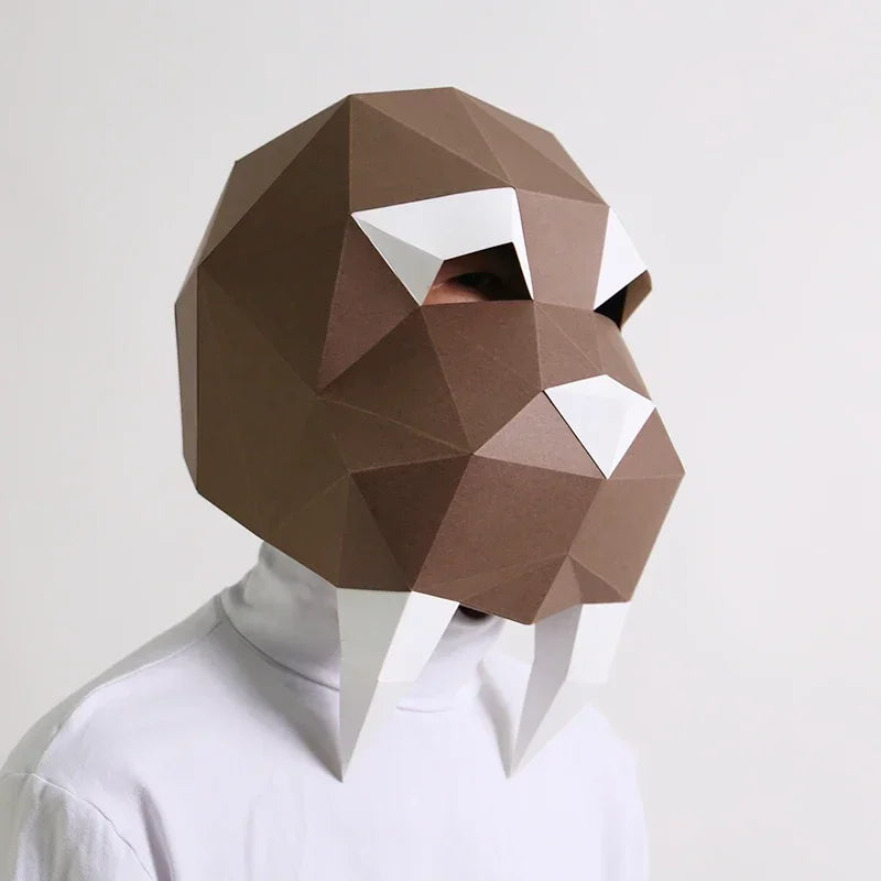 DIY 3D Paper Papercraft Kit – UrbanFolds Papercraft Kit – DIY papercraft kit, front view