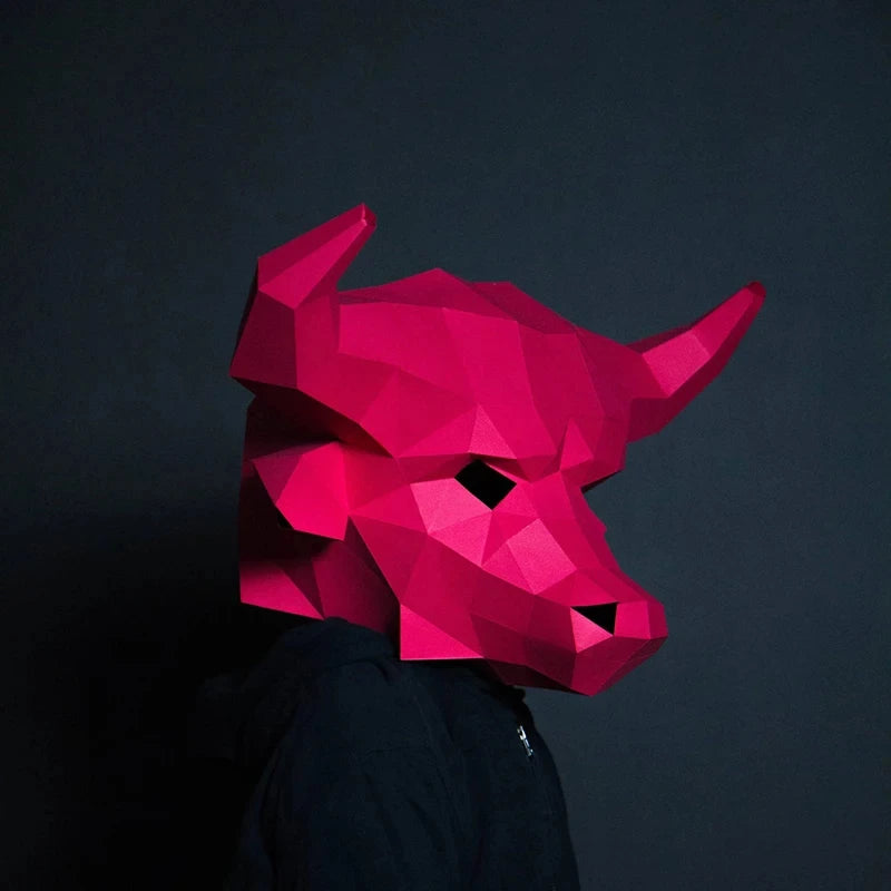 DIY 3D Paper Papercraft Kit – UrbanFolds Papercraft Kit – DIY papercraft kit, front view