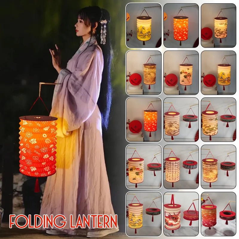 Modern Paper Modern Modern New Foldable Festival Party ation Chinese Style Traditional Print Hanging Children's Handheld –...