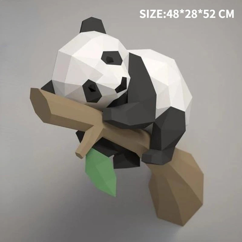 DIY 3D Paper Papercraft Kit – UrbanFolds Papercraft Kit – DIY papercraft kit, front view