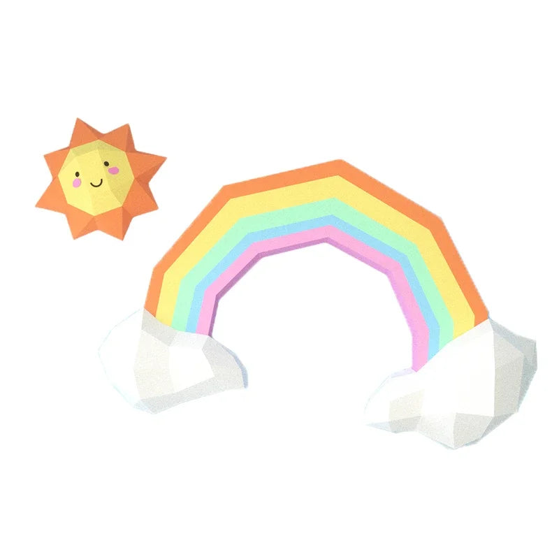 DIY 3D Paper Papercraft Kit – UrbanFolds Papercraft Kit – DIY papercraft kit, front view