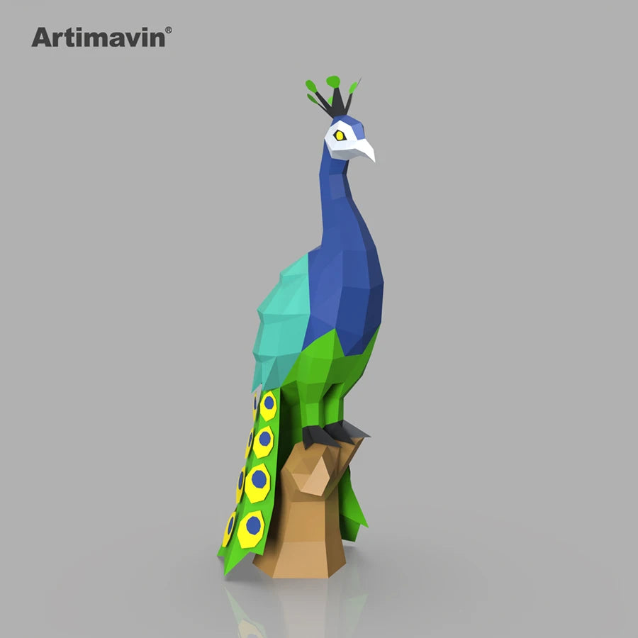 DIY 3D Paper Papercraft Kit – UrbanFolds Papercraft Kit – DIY papercraft kit, in use