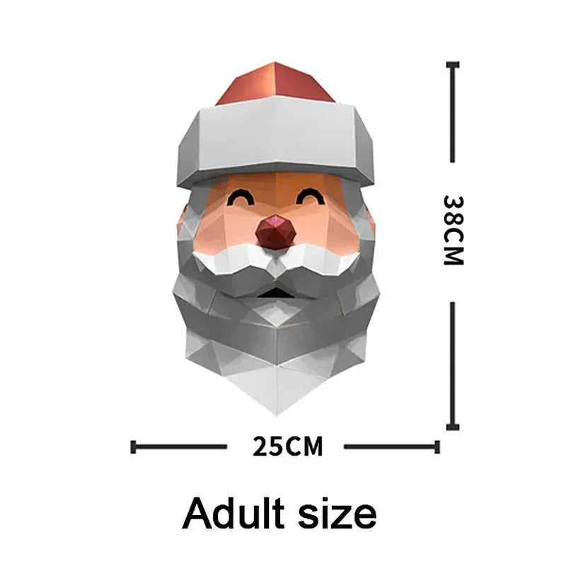DIY 3D Paper Papercraft Kit – UrbanFolds Papercraft Kit – DIY papercraft kit, front view