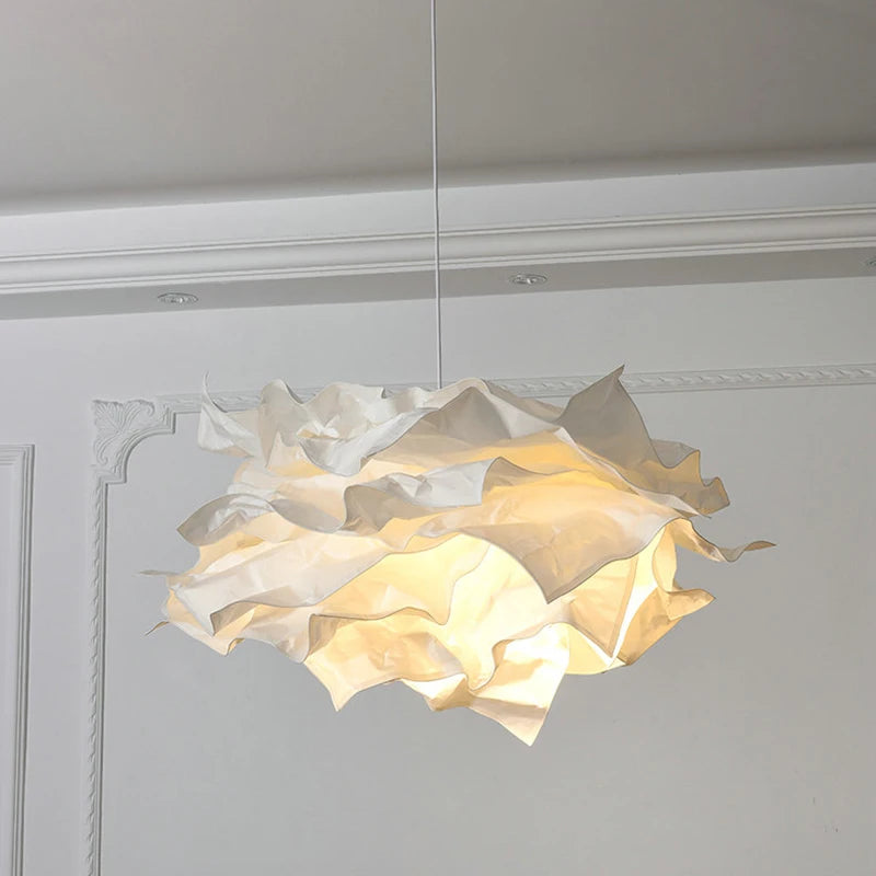 Modern Paper Modern Modern Handmade s for Restaurant Cloth Shop Lighting White Hanging Light for Ceiling Luminaire E27 – F...