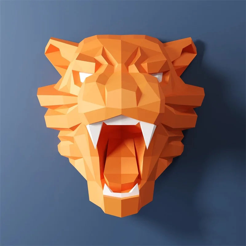 DIY 3D Paper Papercraft Kit – UrbanFolds Papercraft Kit – DIY papercraft kit, angle view