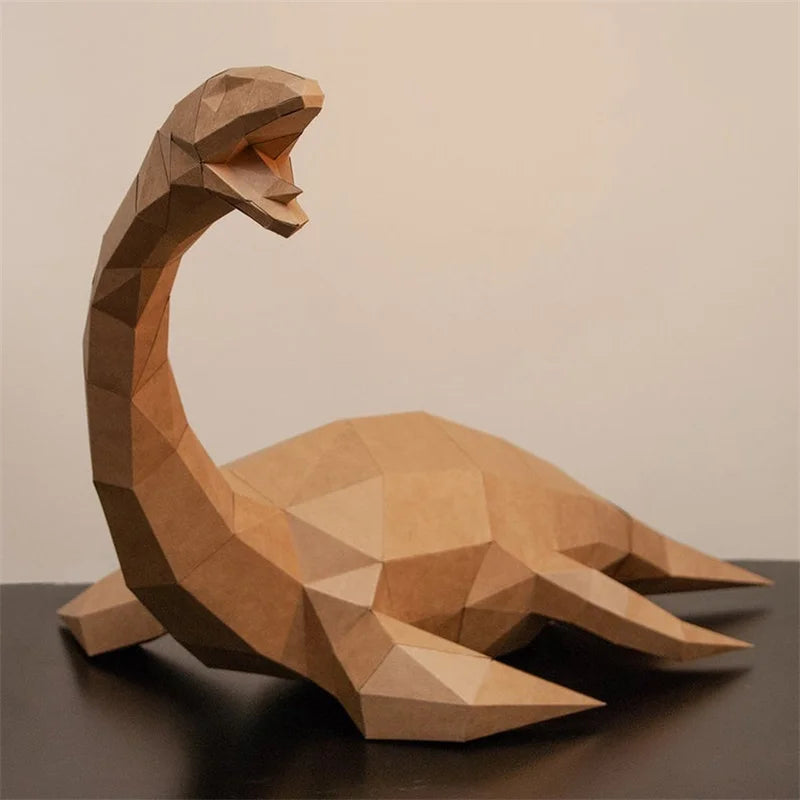 DIY 3D Paper Papercraft Kit – UrbanFolds Papercraft Kit – DIY papercraft kit, angle view