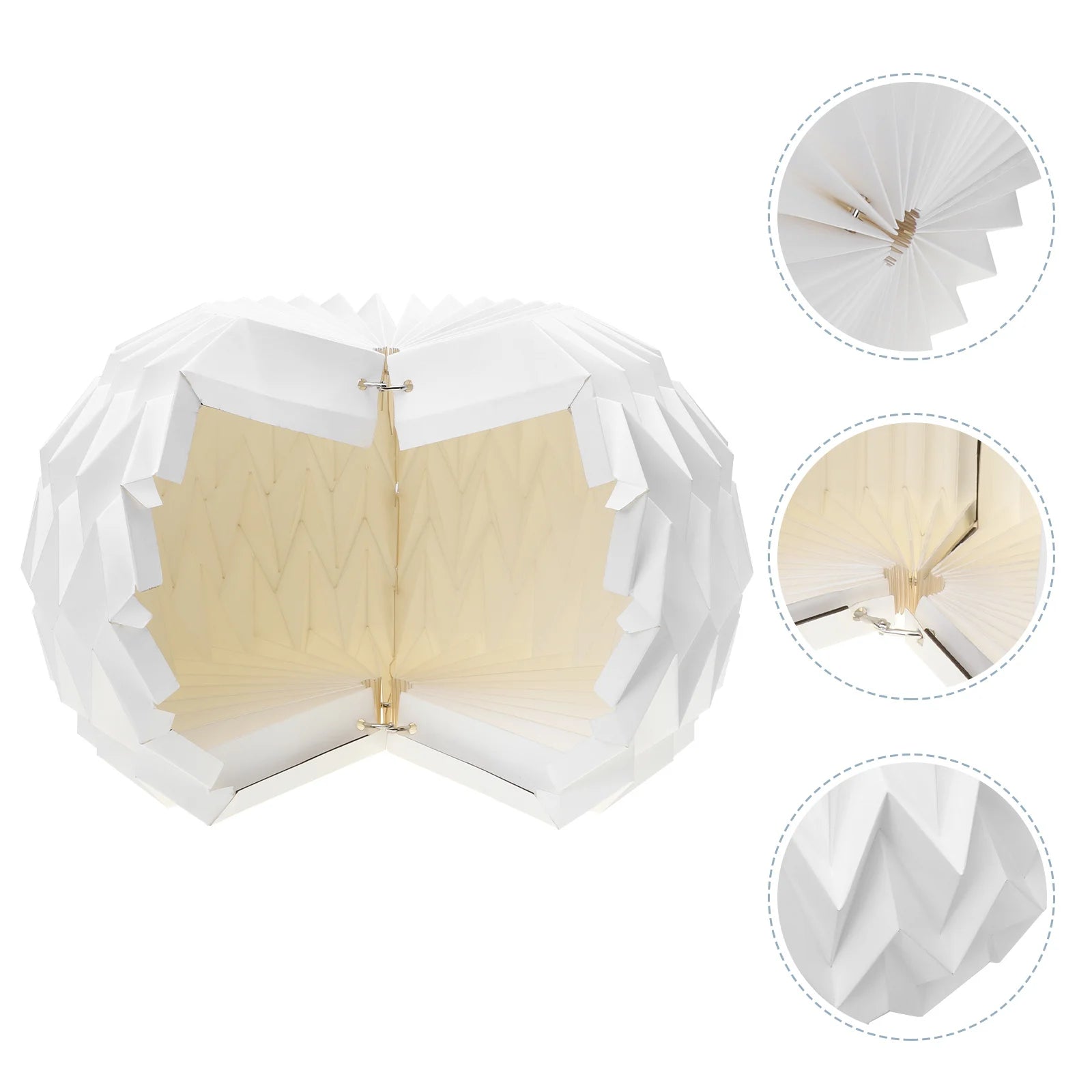 Creative Folding Origami Lantern Lampshade Durable Paper Hanging Lamp Shade Decorative Home Lighting