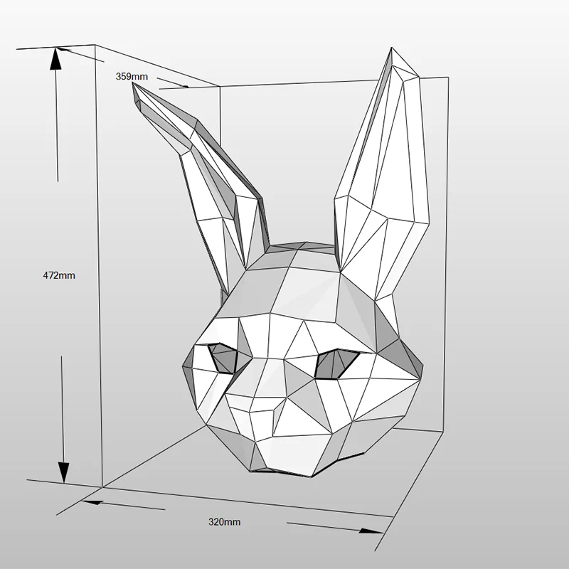 DIY 3D Paper Papercraft Kit – UrbanFolds Papercraft Kit – DIY papercraft kit, package contents