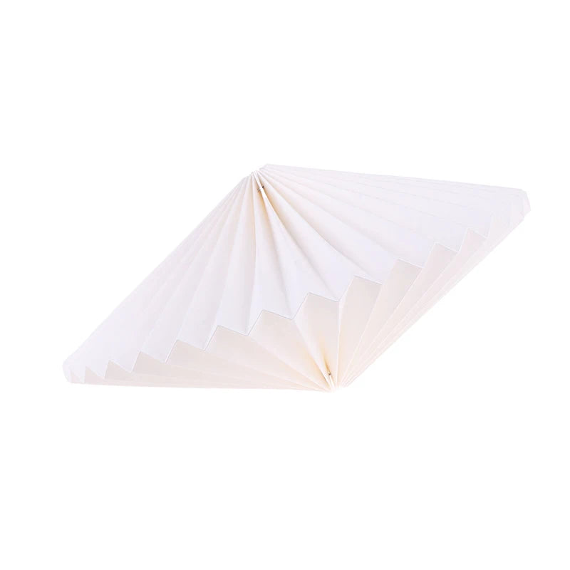 Household Paper Lantern Shade Nordic Style Folding Pendant Light Art Shade Decorative Light Cover For Home Living Room Decor