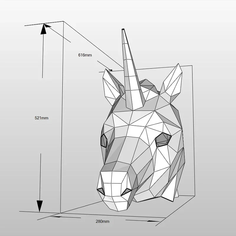 DIY 3D Paper Papercraft Kit – UrbanFolds Papercraft Kit – DIY papercraft kit, in use
