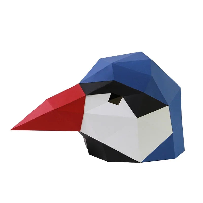 DIY 3D Paper Papercraft Kit – UrbanFolds Papercraft Kit – DIY papercraft kit, front view