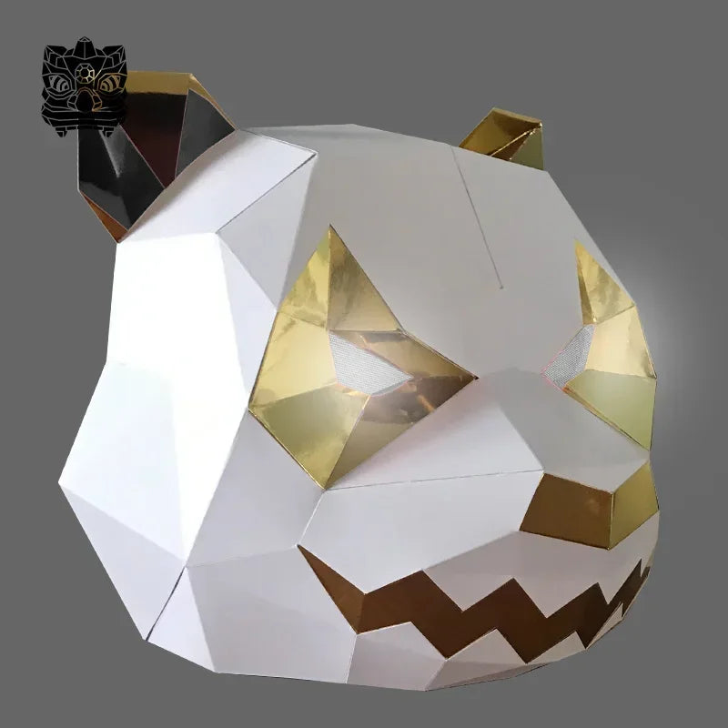 DIY 3D Paper Papercraft Kit – UrbanFolds Papercraft Kit – DIY papercraft kit, front view