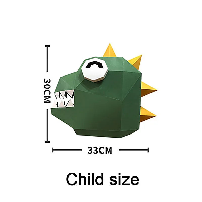 DIY 3D Paper Papercraft Kit – UrbanFolds Papercraft Kit – DIY papercraft kit, front view