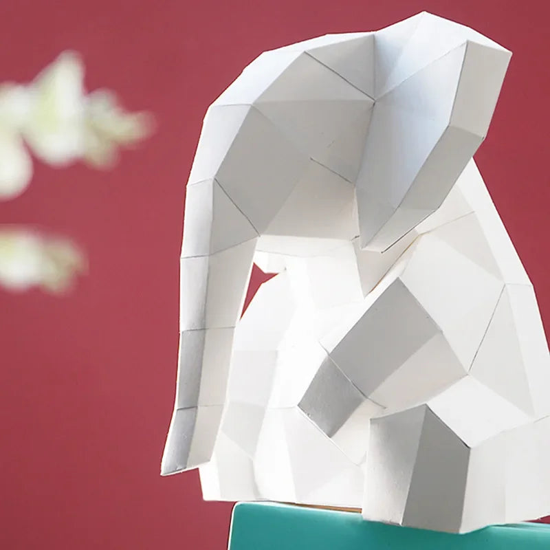 DIY 3D Paper Papercraft Kit – UrbanFolds Papercraft Kit – DIY papercraft kit, in use