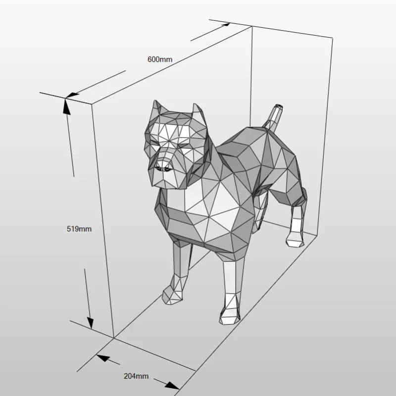 DIY 3D Paper Papercraft Kit – UrbanFolds Papercraft Kit – DIY papercraft kit, in use
