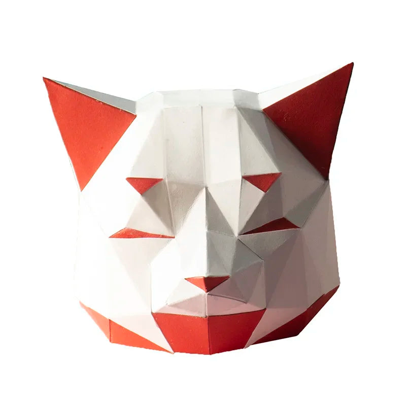DIY 3D Paper Papercraft Kit – UrbanFolds Papercraft Kit – DIY papercraft kit, front view