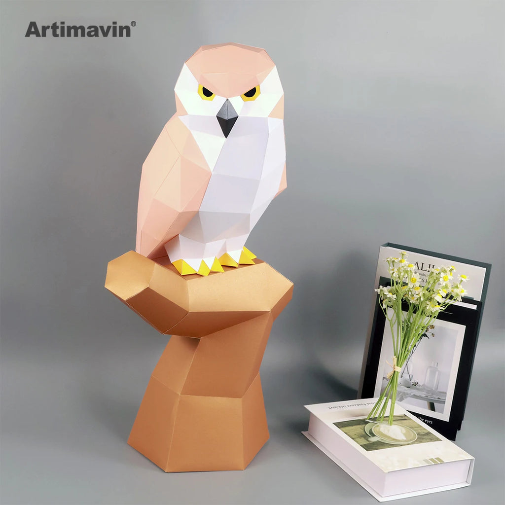 DIY 3D Paper Papercraft Kit – UrbanFolds Papercraft Kit – DIY papercraft kit, in use