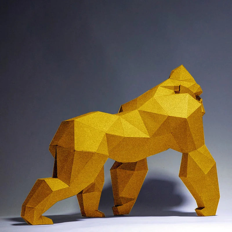 DIY 3D Paper Papercraft Kit – UrbanFolds Papercraft Kit – DIY papercraft kit, angle view